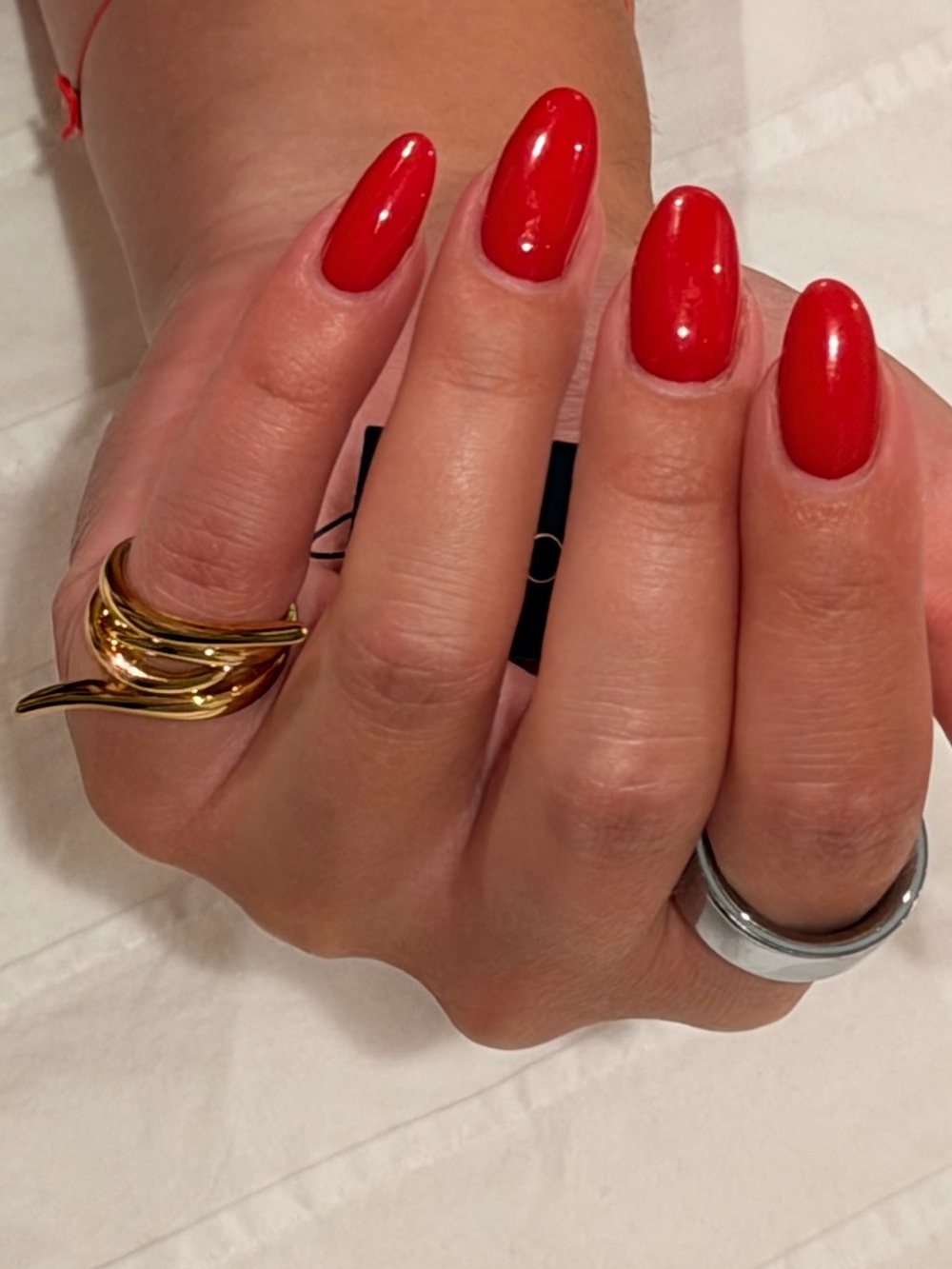 Rachel Zoe Polished Goldplate Midi Sculptural Knot Ring - Picture 3 of 12